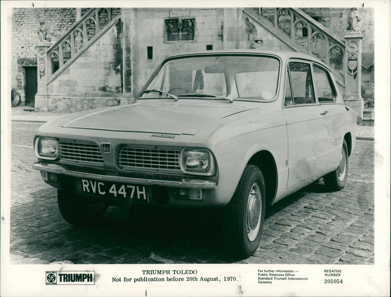 The Triumph Toledo. - Vintage Photograph