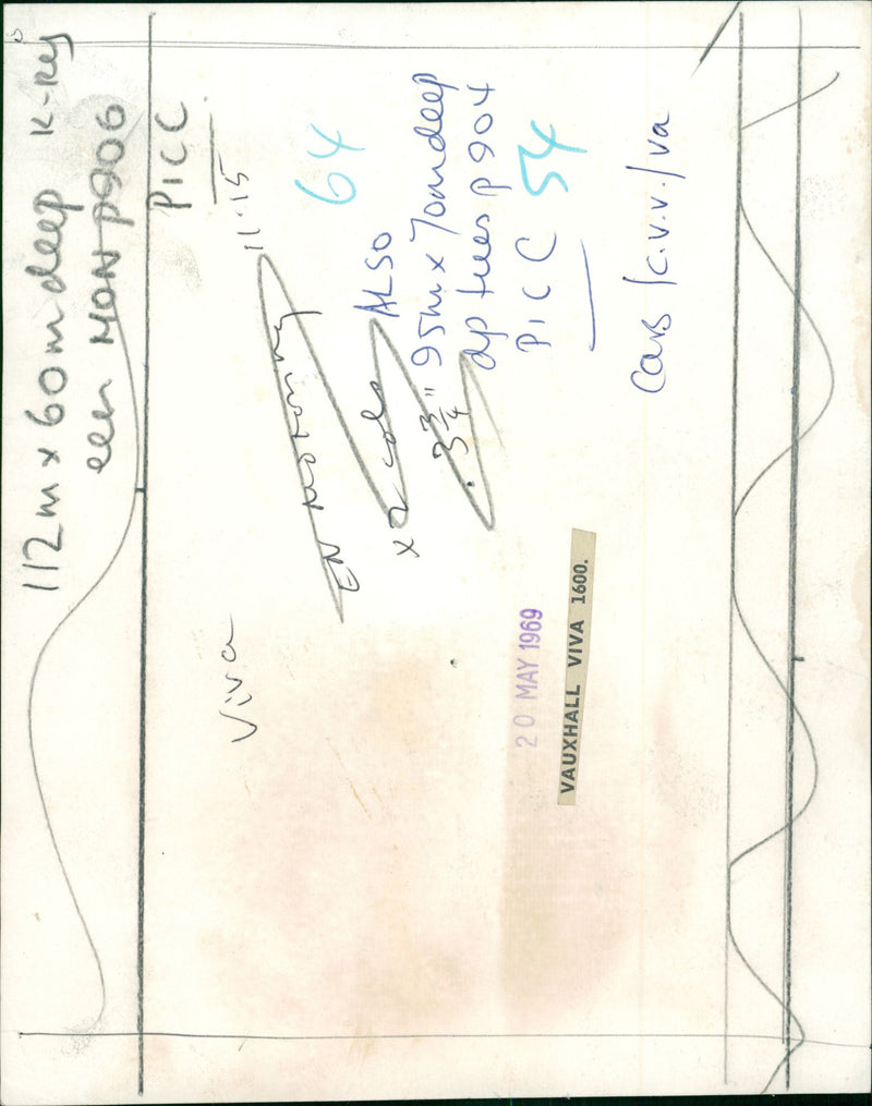 The Vauxhall viva 1600. - Vintage Photograph