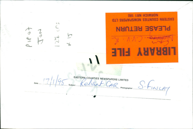 Cars : Classic/Veteran/Vintage - Vintage Photograph