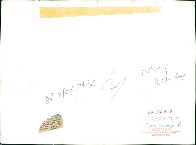 Vintage Rolls-Royce Cars - Vintage Photograph