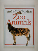 A cover of book with title "Eye Openers: Zoo Animals". - Vintage Photograph