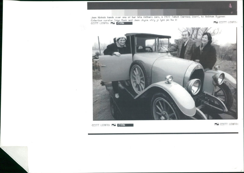 Jean Nichole with Holkham Bygones. - Vintage Photograph