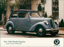 The Vintage 1940 Skoda Popular. - Vintage Photograph