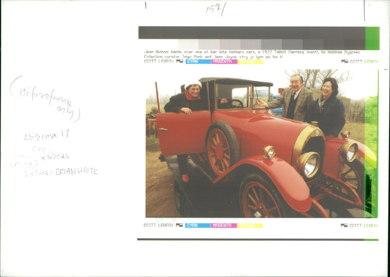 Jean Nichole with Inigo Monk and Jean joyce. - Vintage Photograph