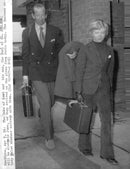 The Duke of Kent and his son, the Earl of St. Andrews. - Vintage Photograph