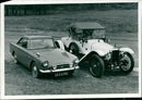 A vintage car and a vauxhall viva. - Vintage Photograph