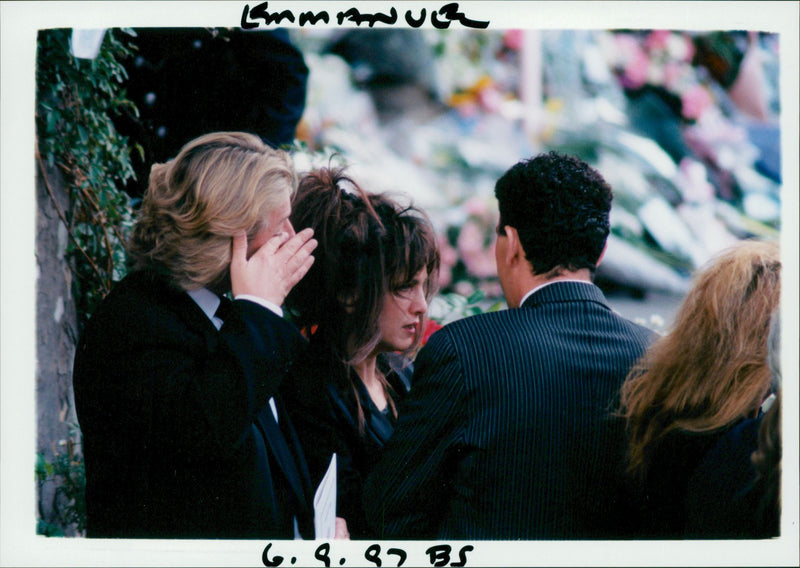 Princess Diana Funeral. - Vintage Photograph