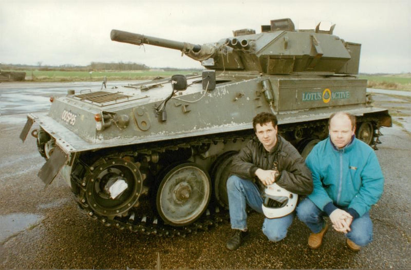 David Thompson with Jeremy Bliss. - Vintage Photograph