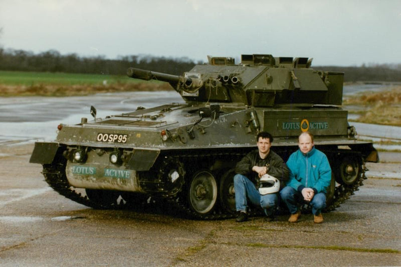 David Thompson with Jeremy Bliss. - Vintage Photograph