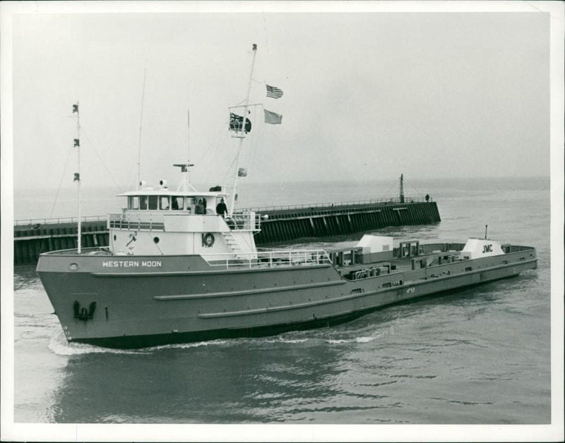 Western Moon Supply Ship - Vintage Photograph