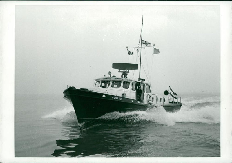 The Boats are the first to be Brought by the PLA. - Vintage Photograph