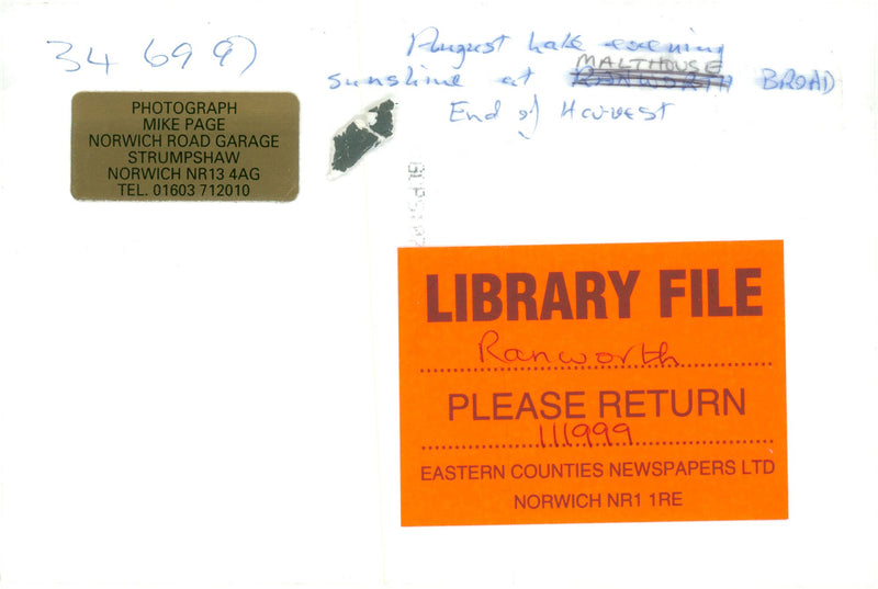 Malthouse Broad - Vintage Photograph