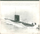 British Submarine: Odin - Vintage Photograph