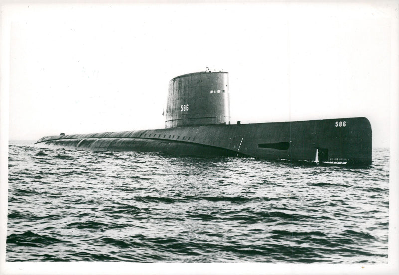 Triton, atom powered submarine - Vintage Photograph