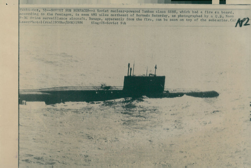 Yankee class SSBN - Vintage Photograph