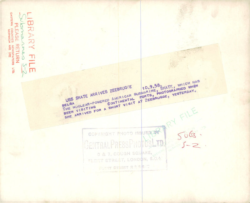 USS Skate - Vintage Photograph