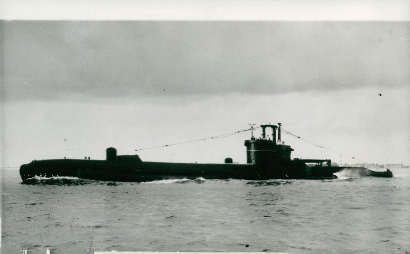 The Israeli Submarine Tanin, Crocodile - Vintage Photograph