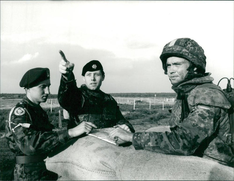 NATO: Military maneuvers - Vintage Photograph