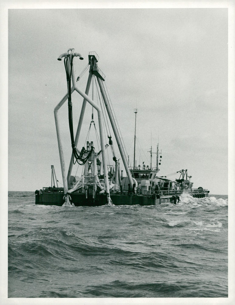 Shipping Civilian Cable and Survey Ships - Vintage Photograph