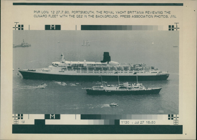 QE2 - Vintage Photograph