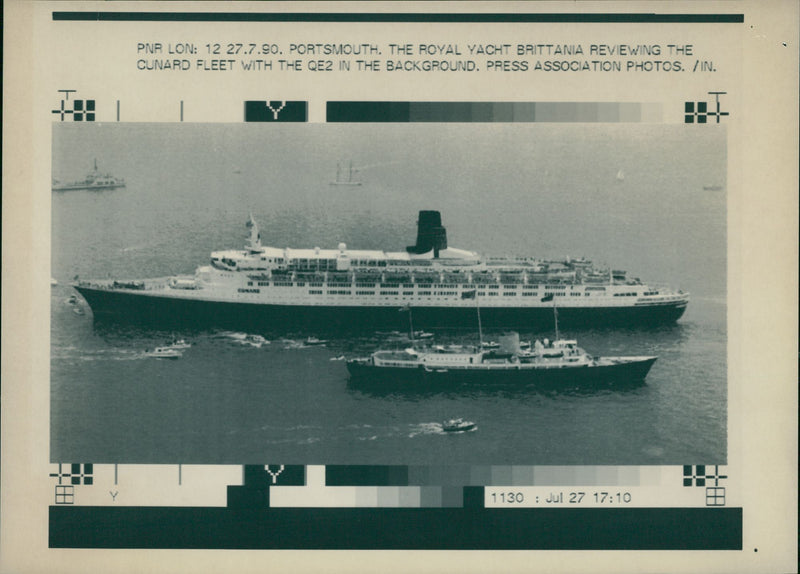 QE2 - Vintage Photograph