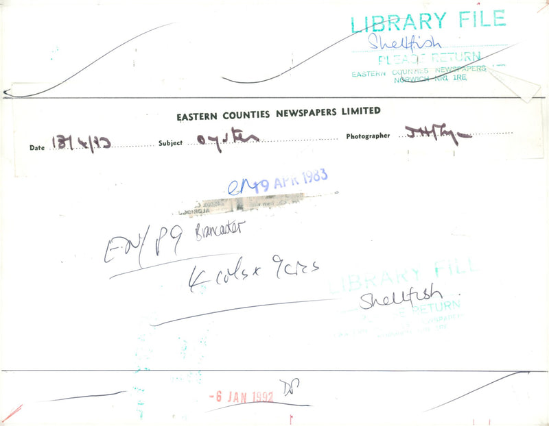 Shellfish - Vintage Photograph