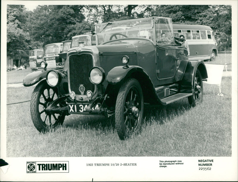 Cars: 1923 Triumph 10/20. - Vintage Photograph