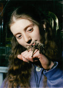 CHILEAN- ROSE TARNTULA. - Vintage Photograph