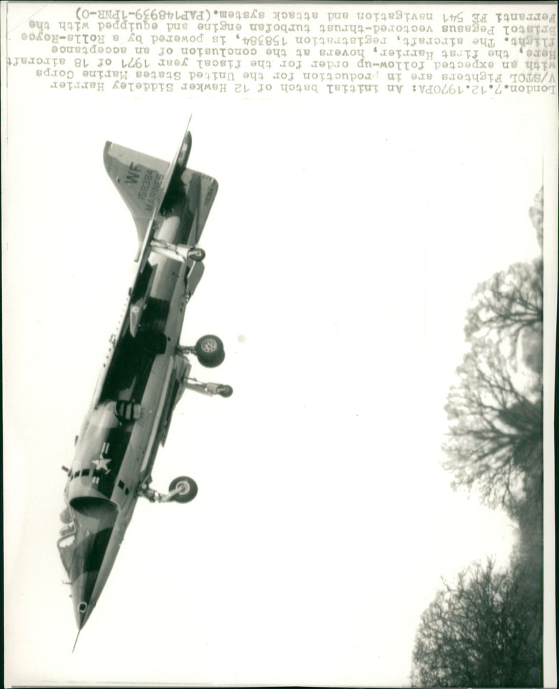 Aircraft Military - Vintage Photograph