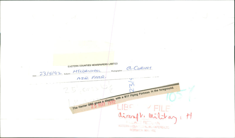 Aircraft Military - Vintage Photograph