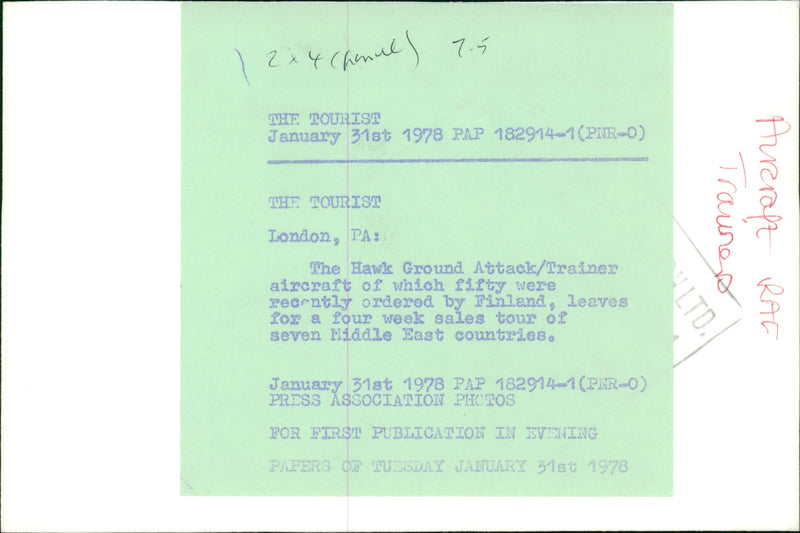 Aircraft Military - Vintage Photograph