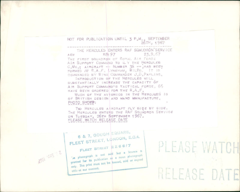 Aircraft Military - Vintage Photograph