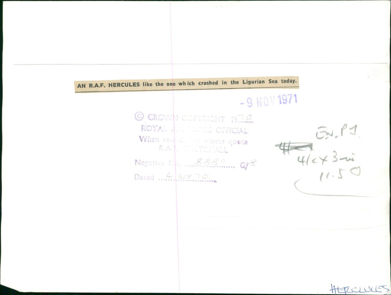 Aircraft Military - Vintage Photograph