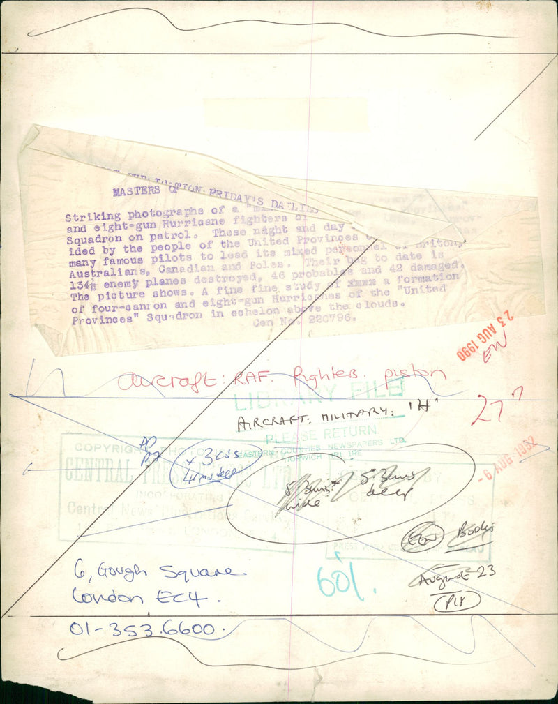 Aircraft Military - Vintage Photograph