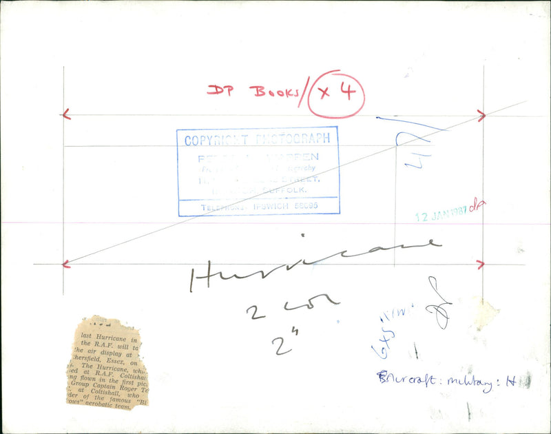 Aircraft Military - Vintage Photograph