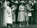 The Queen Mother, Princess Marina, Duchess of Kent, The Queen and the Princess Royal. - Vintage Photograph