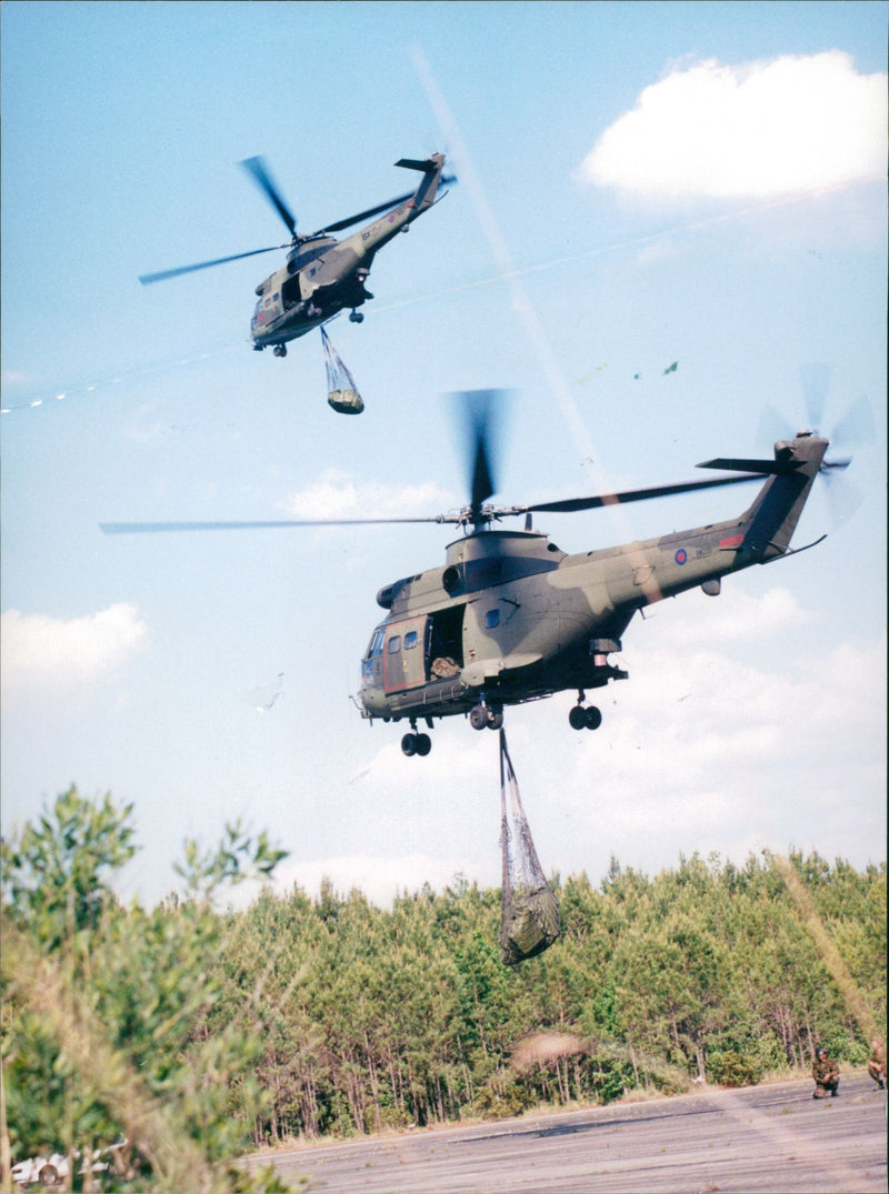 Army Helicopter - Vintage Photograph