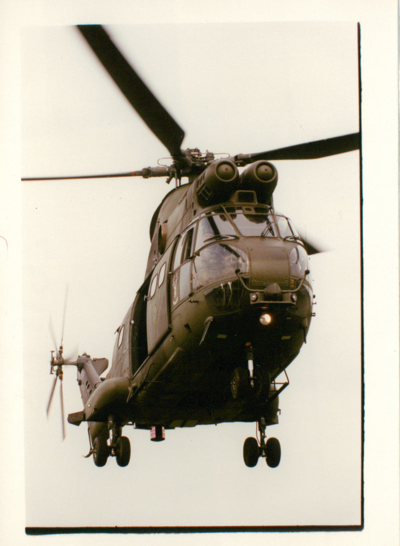 Army Helicopter - Vintage Photograph