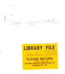 View of a peacock butterfly. - Vintage Photograph