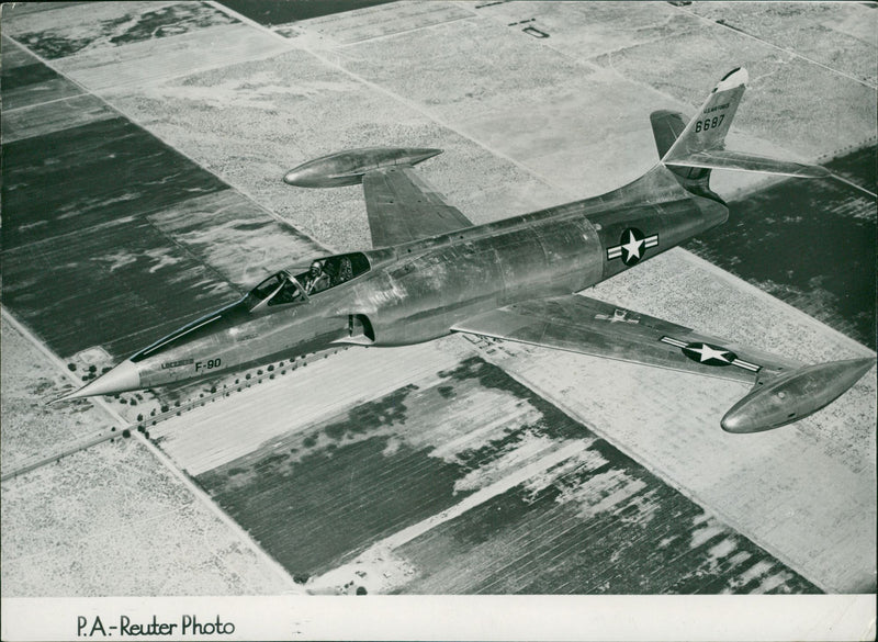 Aircraft: Military - Lockhead Aircraft Corporation's F-90 - Vintage Photograph
