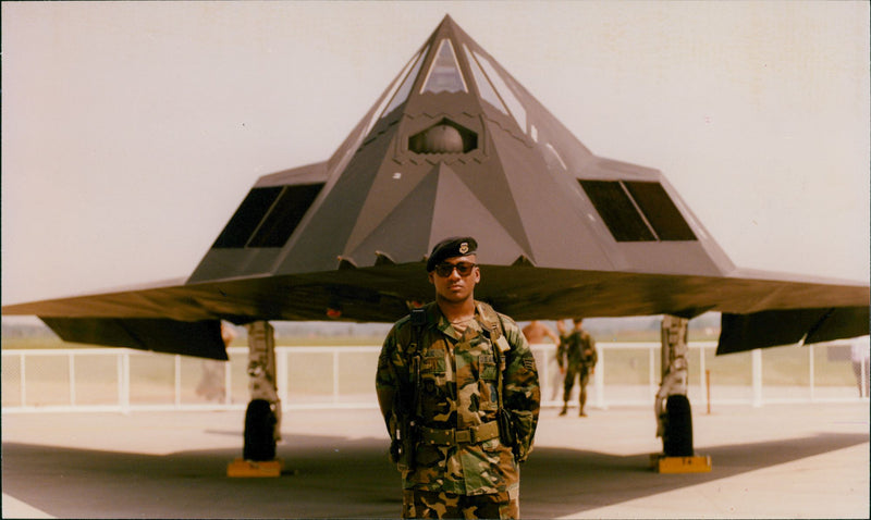 Aircraft: Military - F-117A - Vintage Photograph