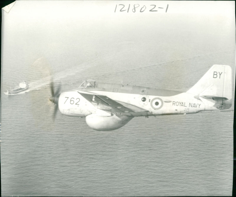 AEW Gannet MK 3 aircraft - Vintage Photograph