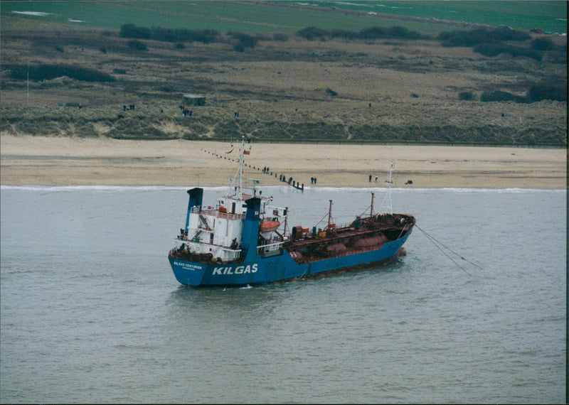 Shipping: Civilian: Tankers - Kilgas - Vintage Photograph