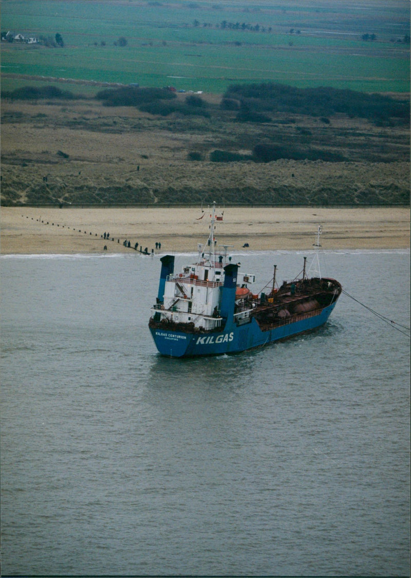 Shipping: Civilian: Tankers - Kilgas - Vintage Photograph