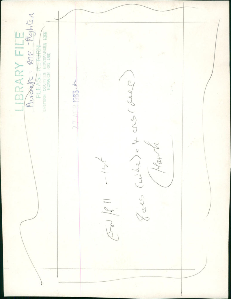 Aircraft Military - Vintage Photograph