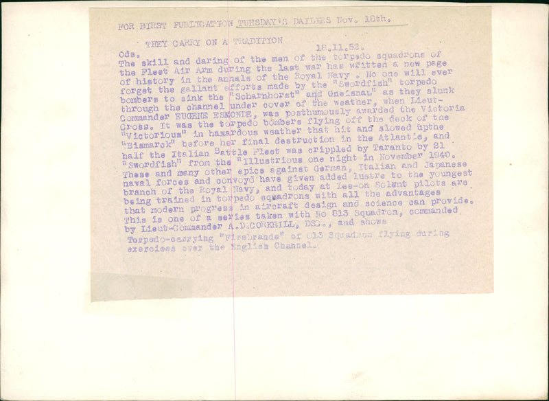 Aircraft Military - Vintage Photograph