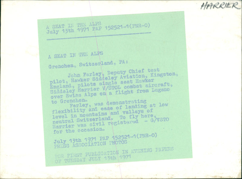 Aircraft Military - Vintage Photograph