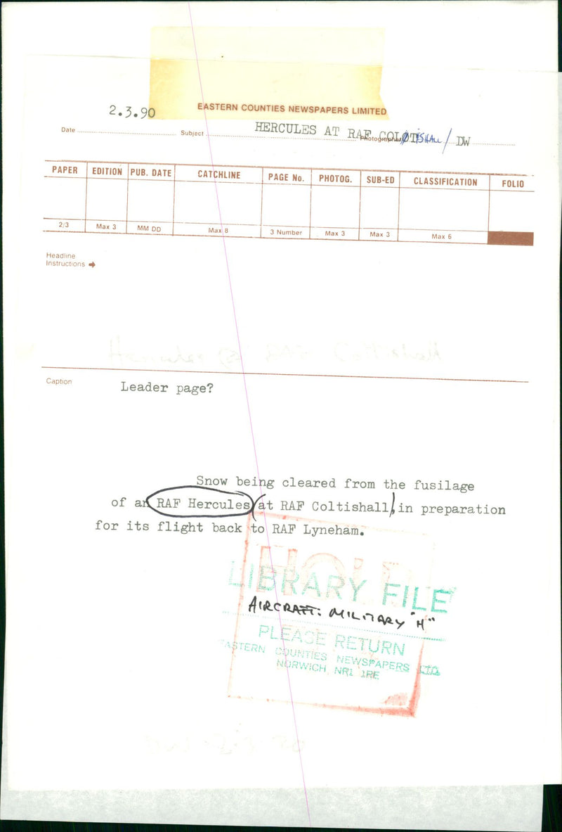 Aircraft Military - Vintage Photograph