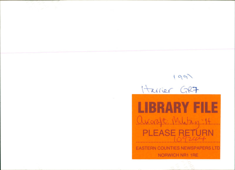 Aircraft Military - Vintage Photograph