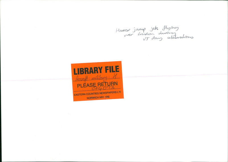 Aircraft Military - Vintage Photograph